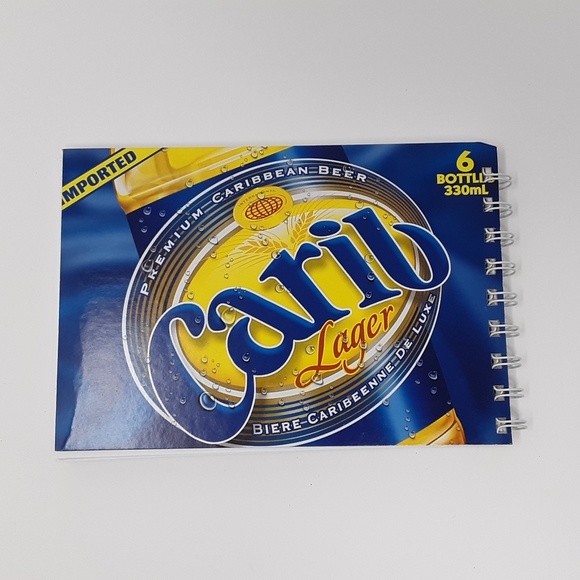 ♻️ Carib Caribbean Beer Carton Upcycled Notepad - Picture 7 of 8